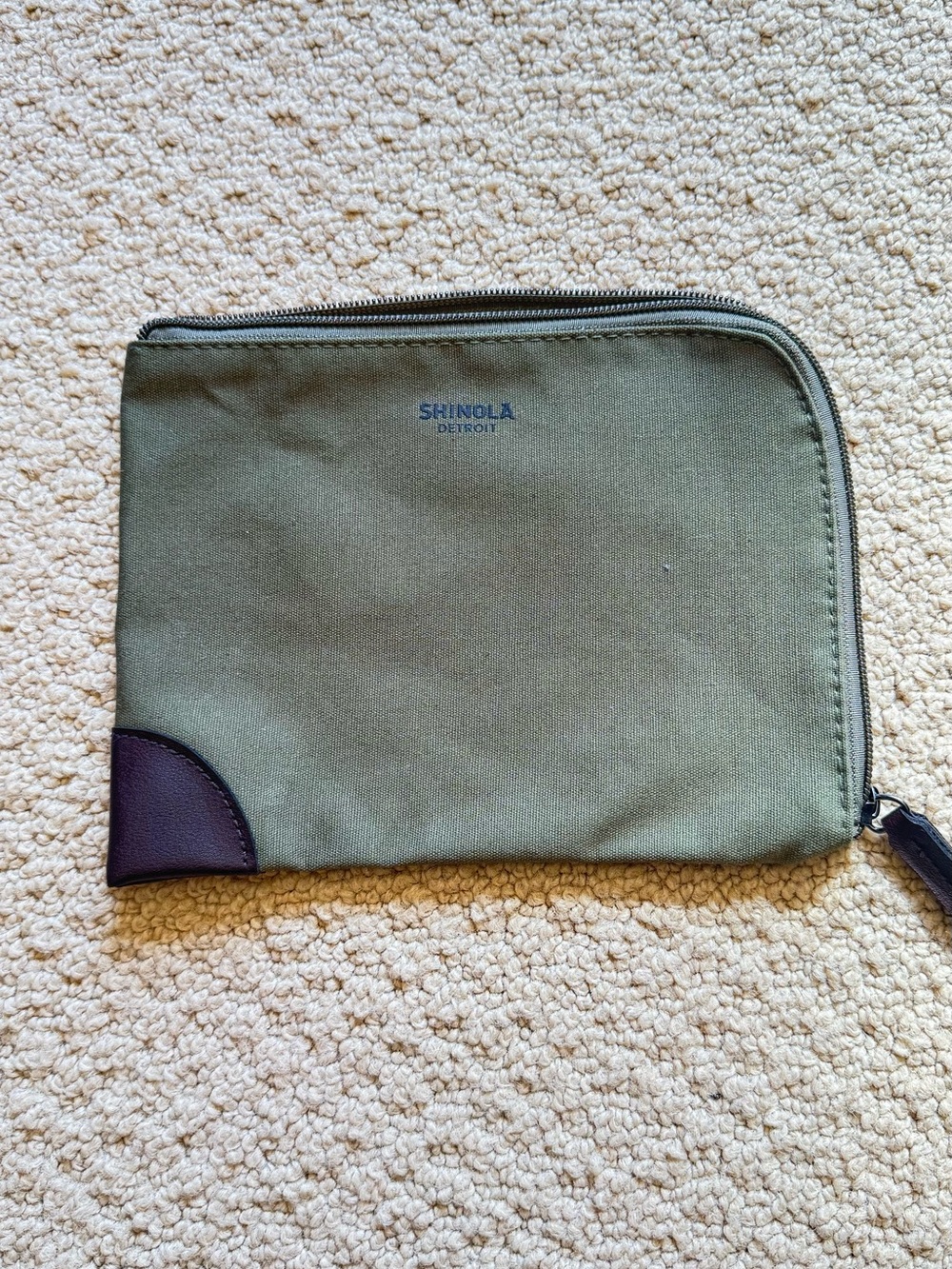 Shinola small travel bag/amenity kit